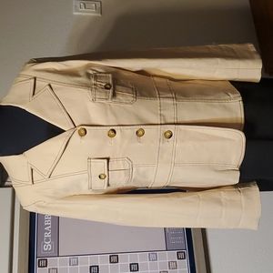 Lt Yellow Jacket with nice Stitch Details - Great Condition